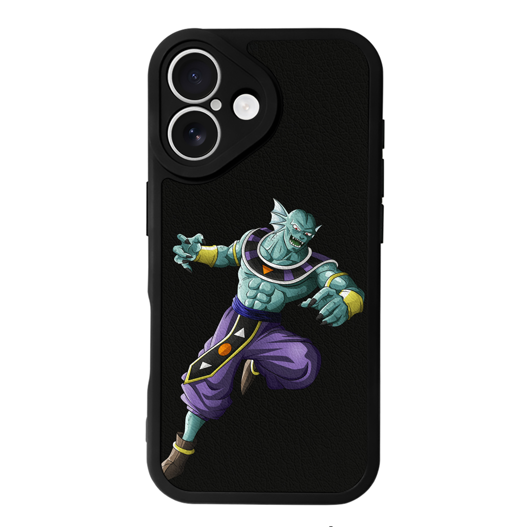 （画像用） ドラゴンボール DRAGON BALL 【iPhone 16シリーズ対応】シリコンスマホケース（レザー調） 材質：シリコン